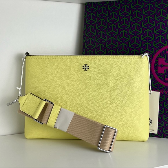 NWT Tory Burch Blake Swingpack Leather Crossbody Bag - Picture 1 of 14